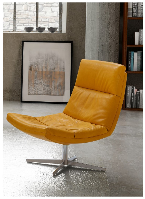 ALLYE.JAY, fauteuil pivotant design et confort en cuir