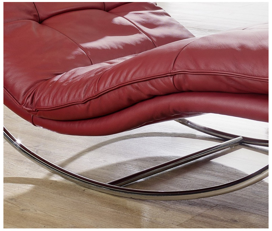 Chaise longue cuir ou tissu design SWING-SWING - Image 2
