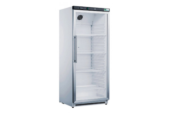 Armoire positive porte vitrée grande capacité 600 litres