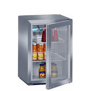 Mini armoire à boisson inox 45 litres avec éclairage LED