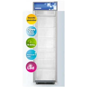 Vitrine réfrigérée froid positif ventilé 449 Litres